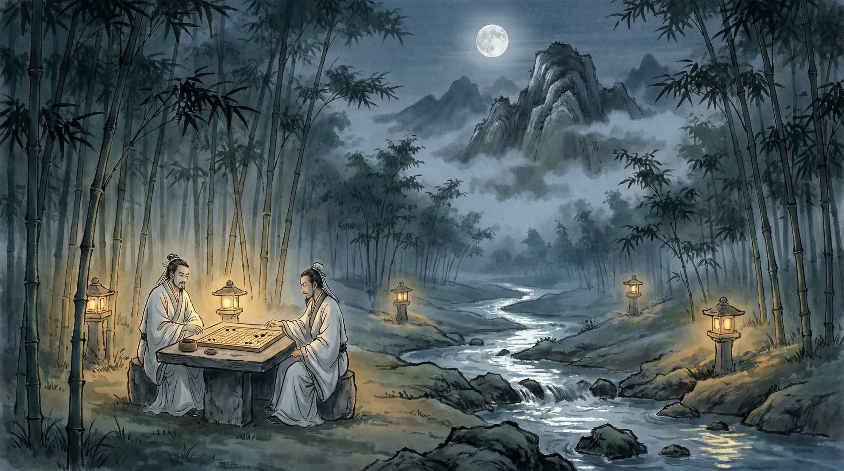 清风对弈 财神棋牌 月赛现场